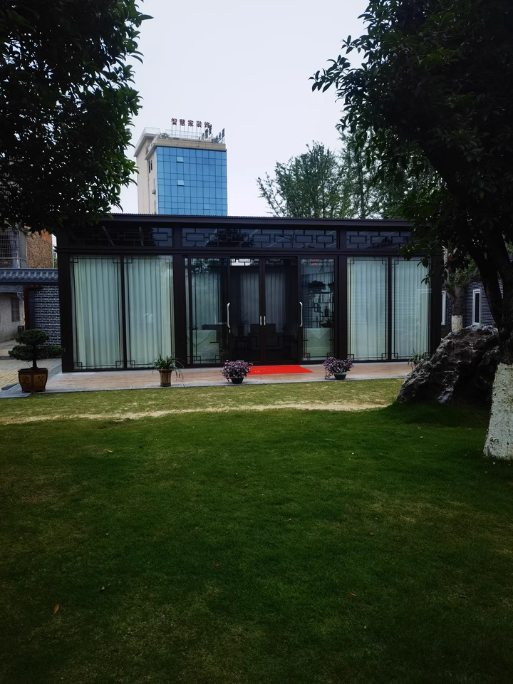 万宁市热带海滨新中式铝合金阳光房案例