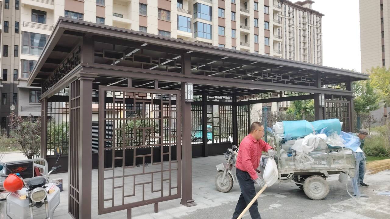 铝合金凉亭设计