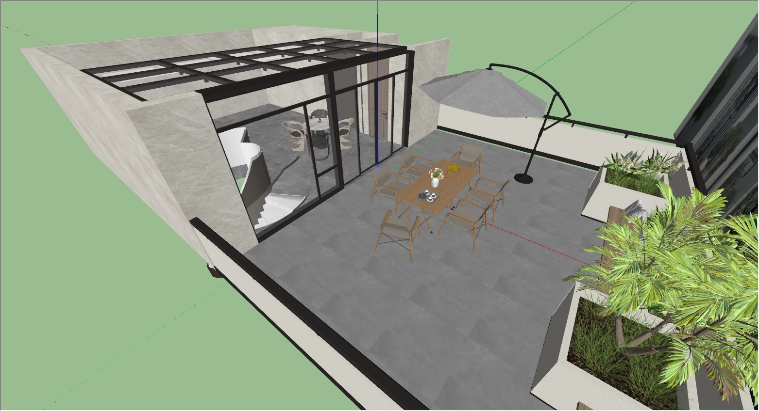 露台简易阳光房