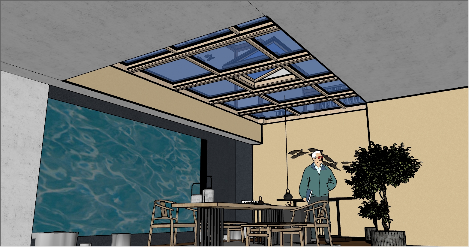 别墅地下室秒变下沉式阳光房