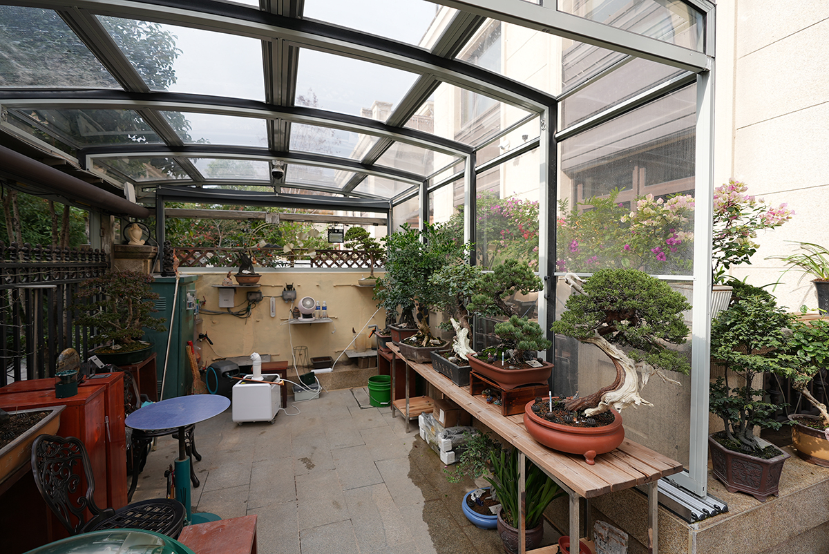 露台可移动的阳光房花房