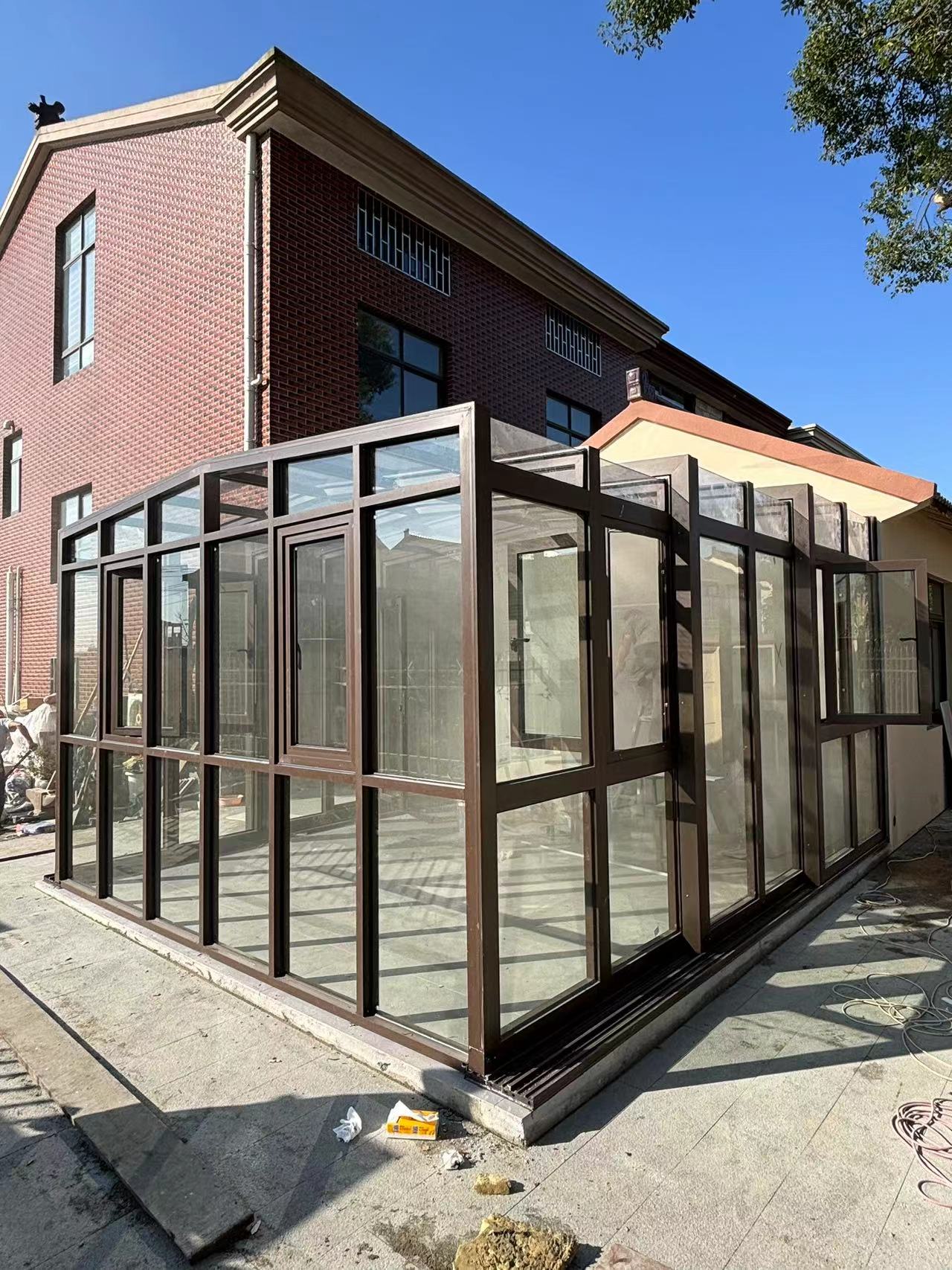 能自动开合的可移动阳光房设计与应用