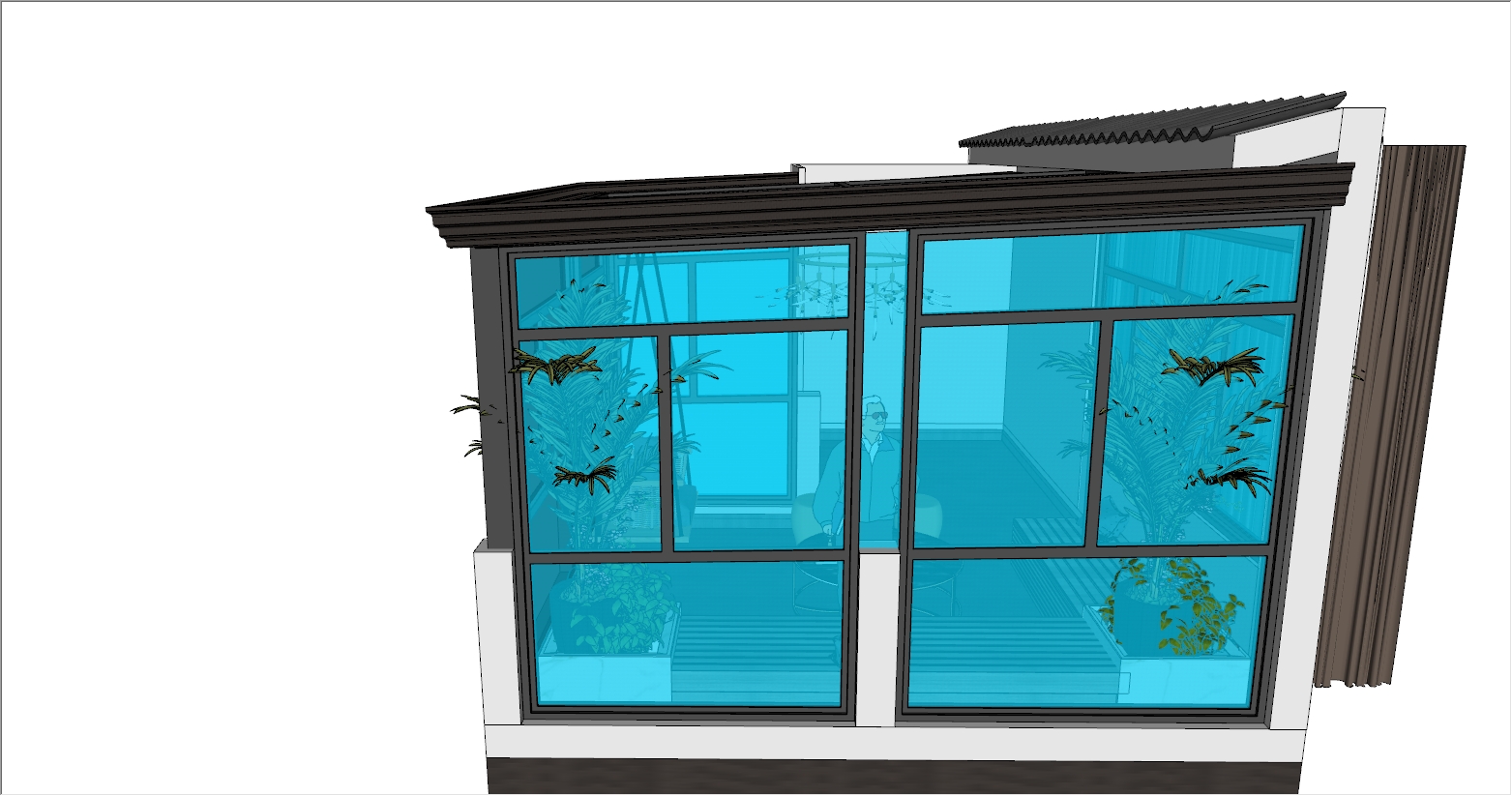 现代风格露台阳光房