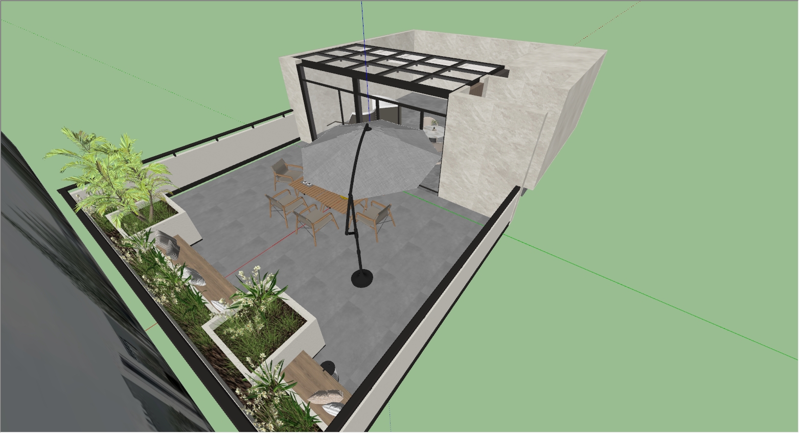 露台简易阳光房