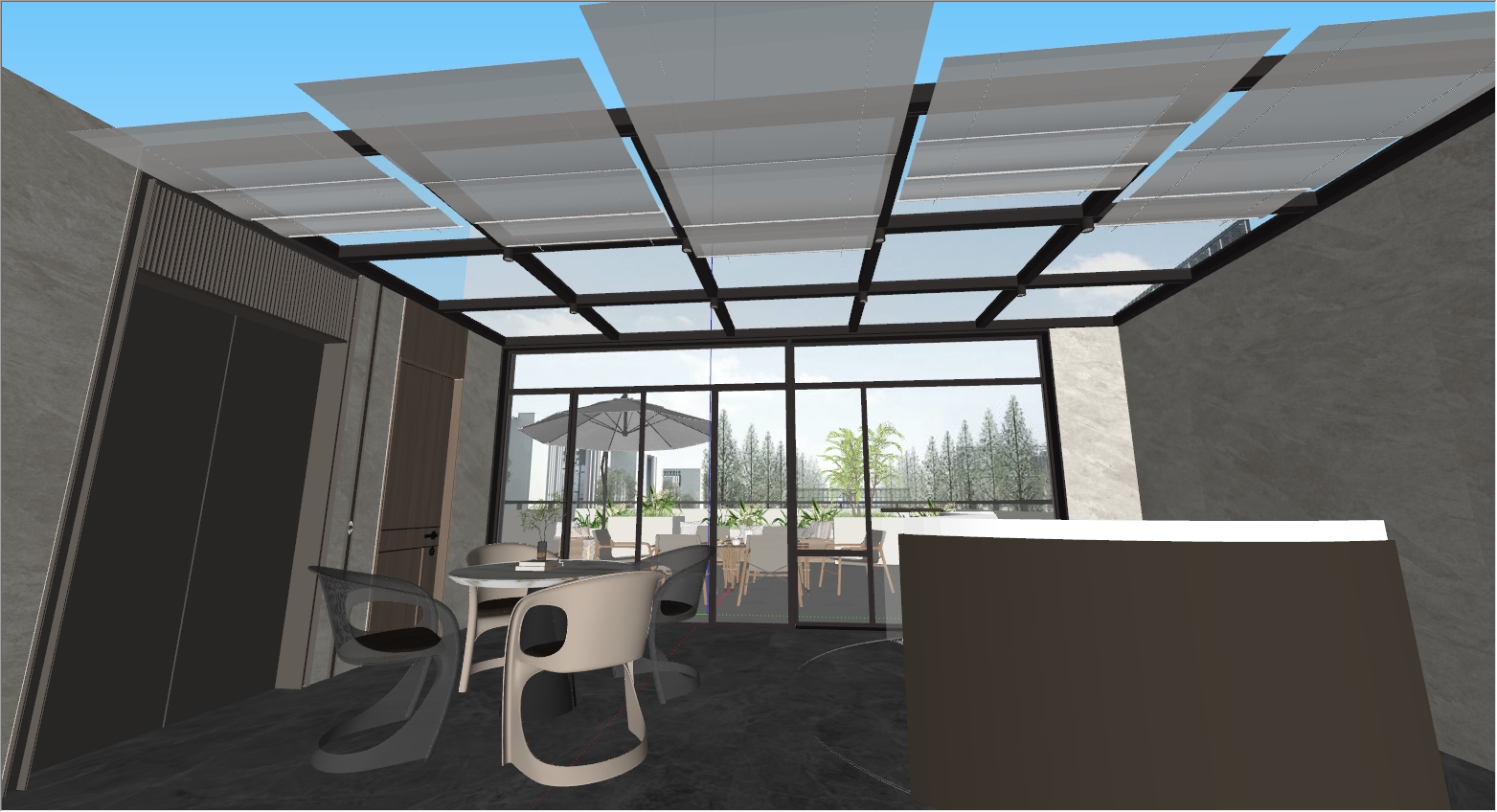 露台简易阳光房