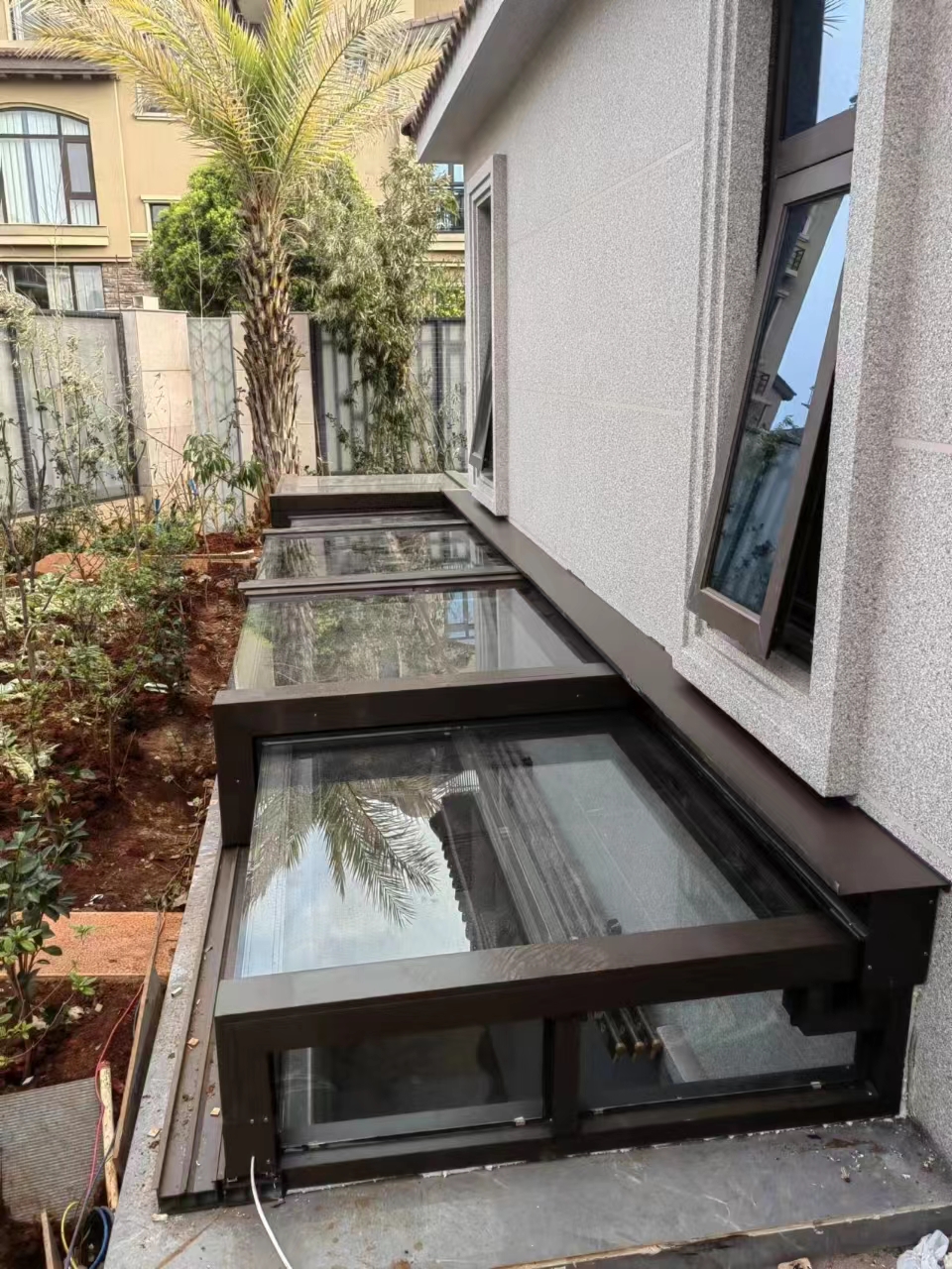 电动采光天井玻璃顶