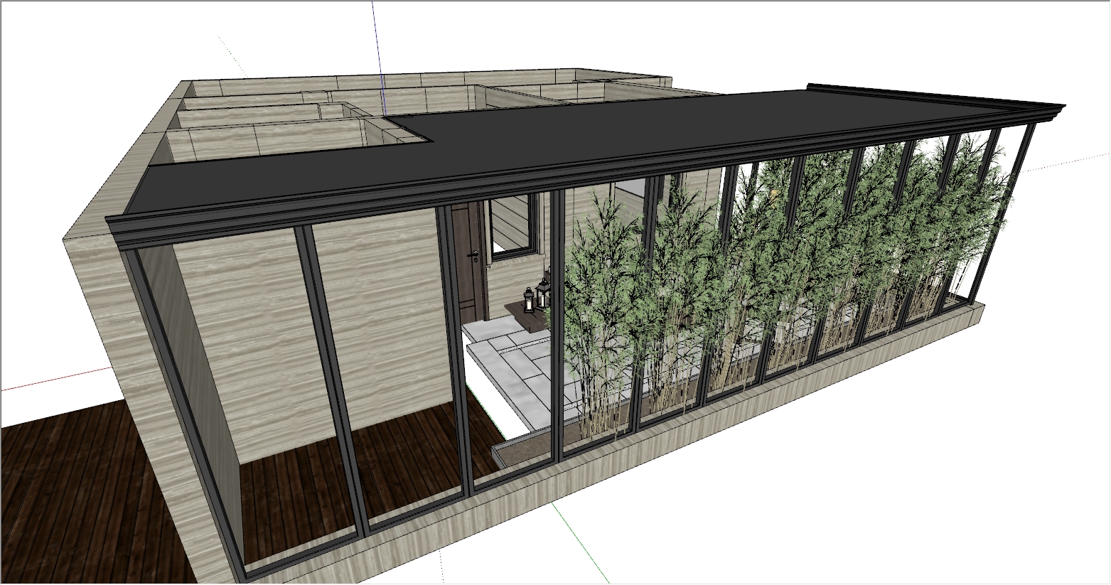 大露台阳光房设计效果图