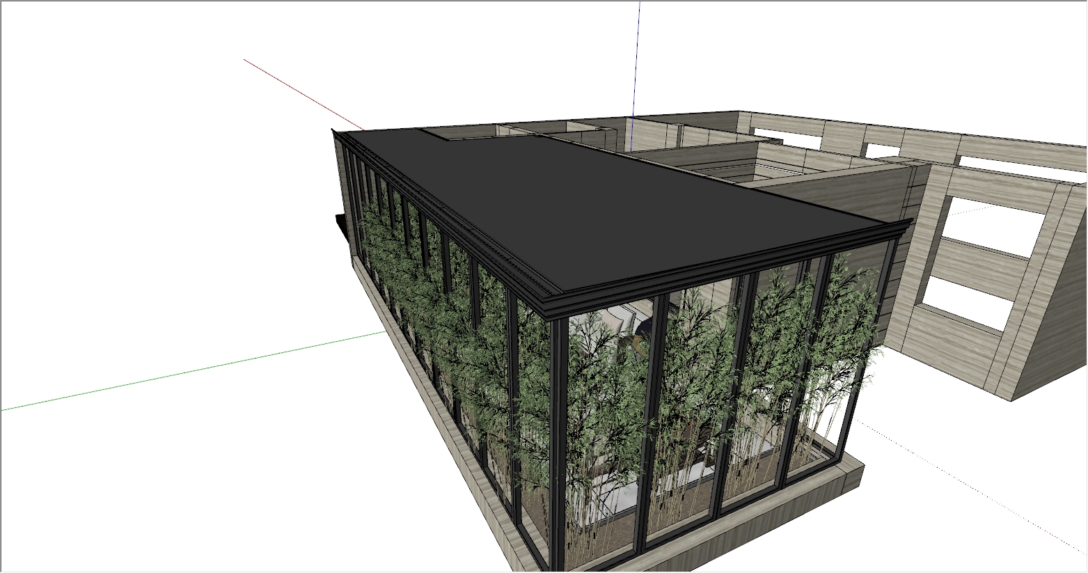 大露台阳光房设计效果图
