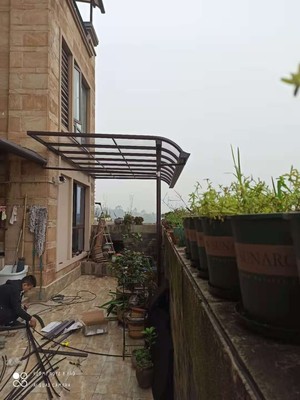 海南屋顶花园遮阳雨棚