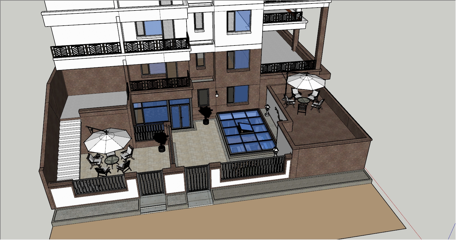 别墅地下室秒变下沉式阳光房