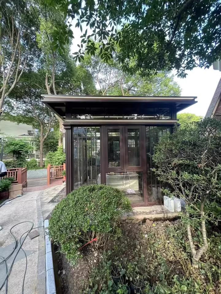 别墅花园新中式茶室