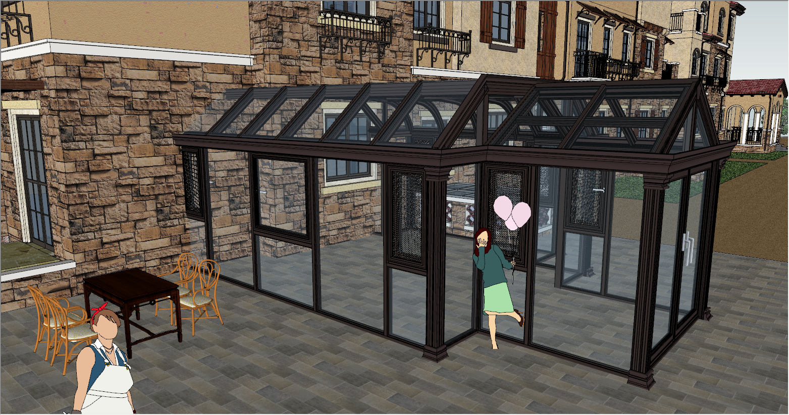 地中海风格阳光房