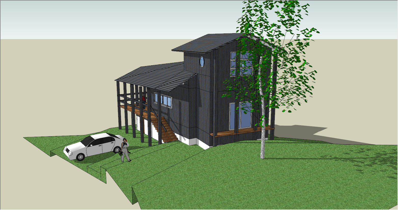 现代风格阳光房